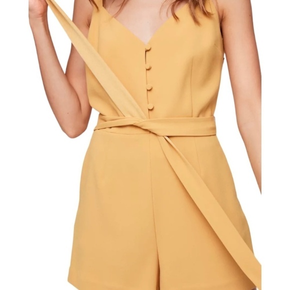 Aritzia Little Moon Petunia Romper, Black, Size 2 - Picture 15 of 16